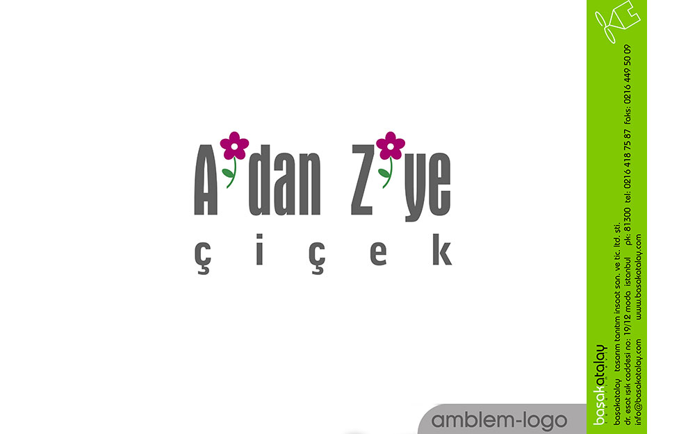 A'DAN Z'YE ÇIÇEK